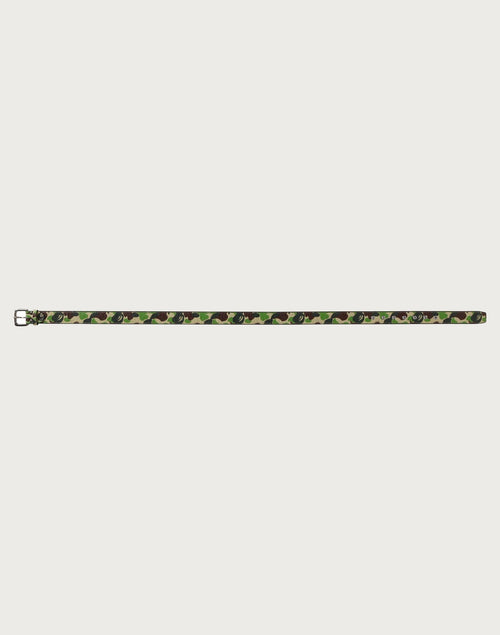 ABC CAMO PU OSTRICH BELT MENS