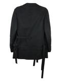 Yohji Yamamoto Worsted Tasmania belted wool blazer