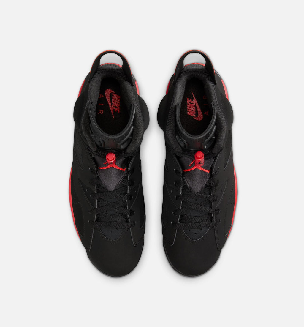 Air Jordan 6 Retro Infrared Salesman Men's – Black/Light Crimson